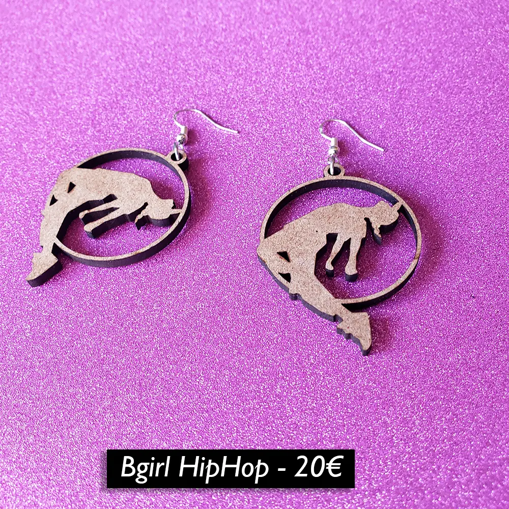 Bgirl boucle oreille
