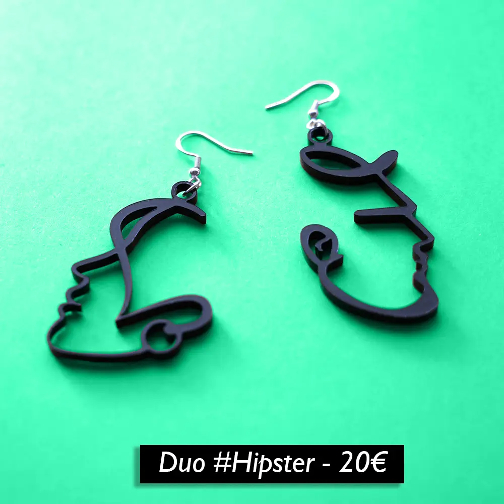 duo hipster noir