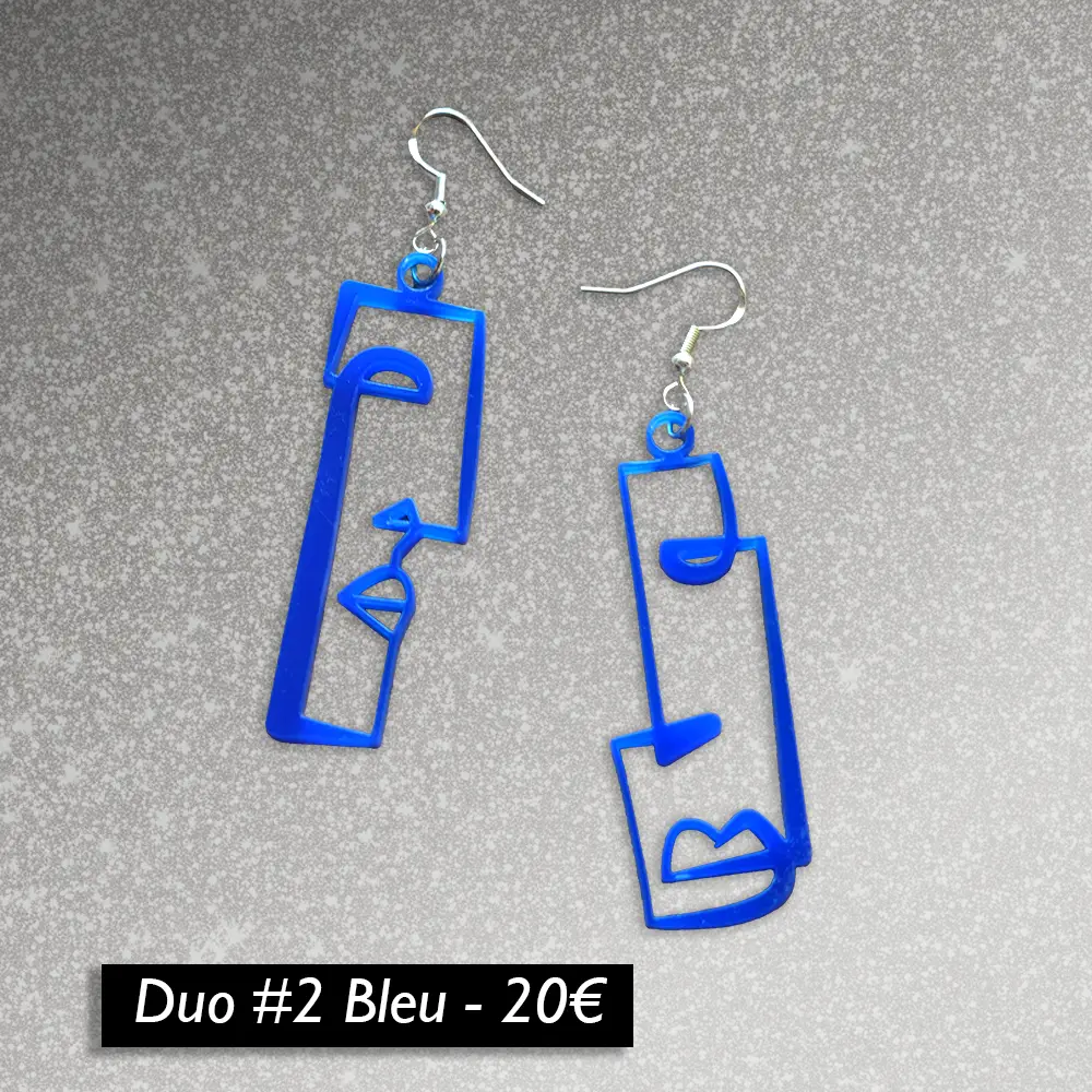 duo2bleu boucle oreilles